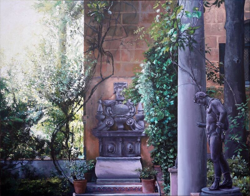Rincón de los Jardines del Museo Sorolla