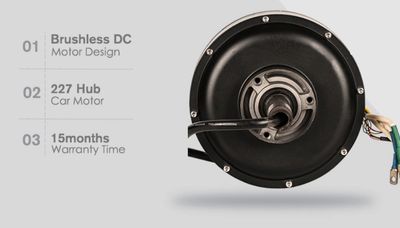 45-60-72v 3000w electric E car buggy motor fast, High torque 10in rim speed 80km