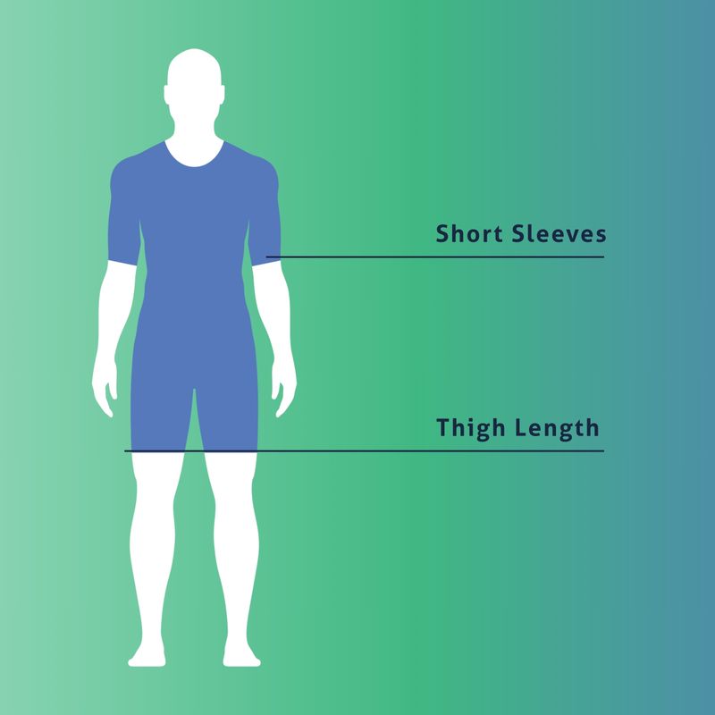Mens Body Thigh Length