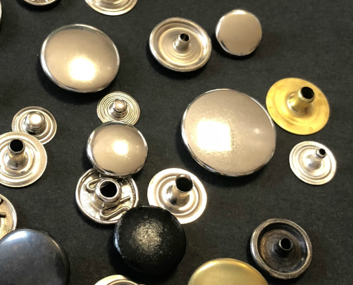 Bottoni Automatici A Scatto Dritz Con Motivo Floreale - Bianco, 25mm, 2 Set - Per Cucito E Accessori - 6