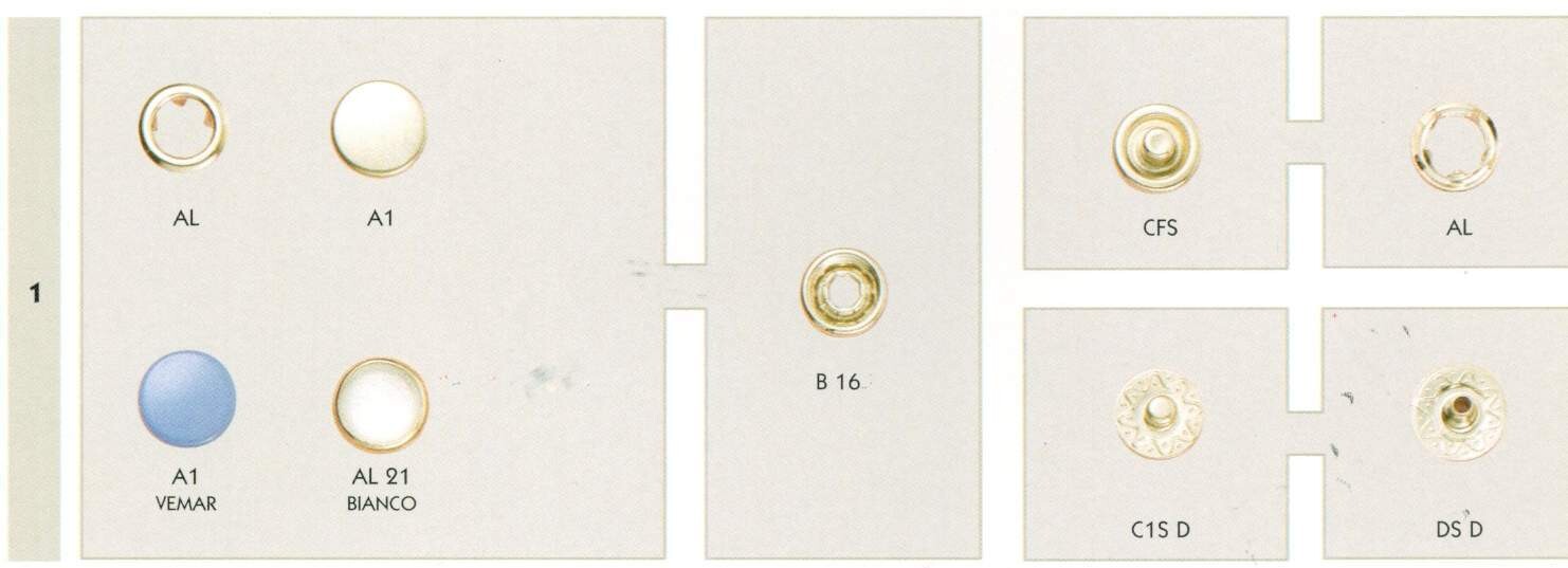 18 - Bottoni a pressione tipo MU mis.1 mm.11,5