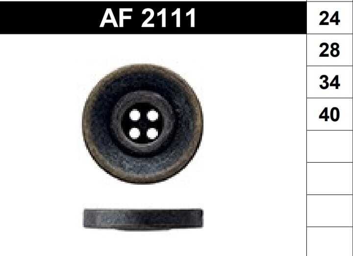 24 - Bottoni in metallo con fori