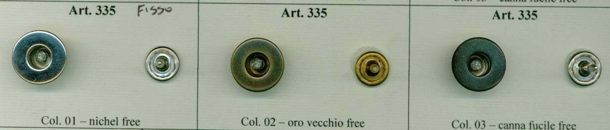 19 - Bottoni da jeans testa forata fissa mm.14 e 17