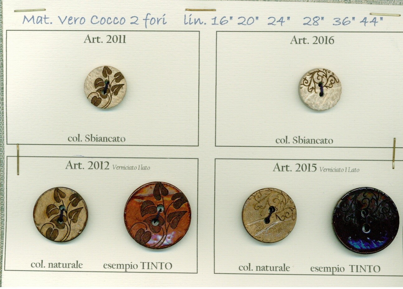 03 - Bottoni in vero Cocco laserati e colorati
