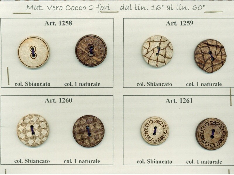 04 - Bottoni in vero Cocco laserati