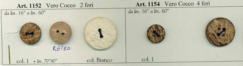 31 - Bottoni in Vero Cocco