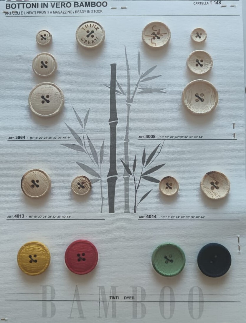 51 - Bottoni in vero Bamboo