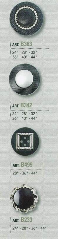 15 - Bottoni in nylon con gambo composto da 2 pezzi