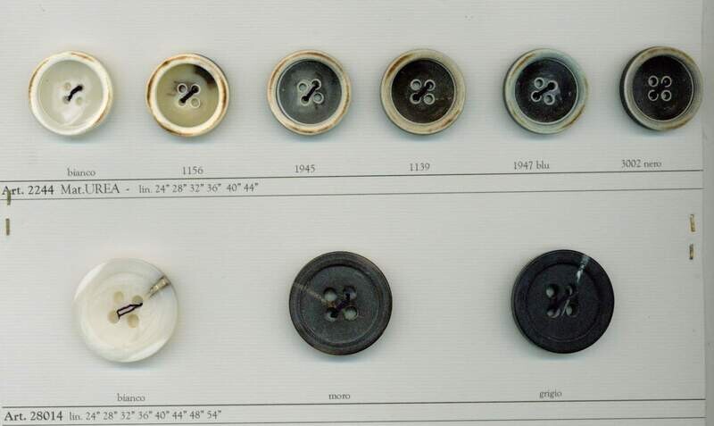 33 - Bottoni in Polyestere imitazione corno