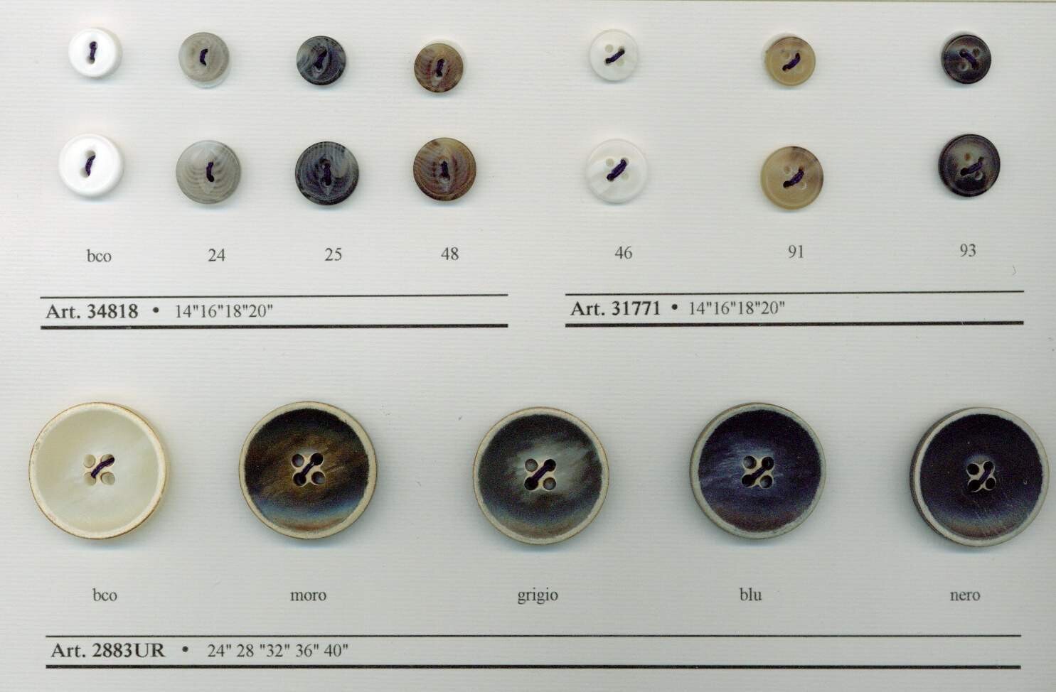62 - Bottoni in Polyestere