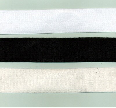 01 - Nastri elastici crochet bianchi e neri