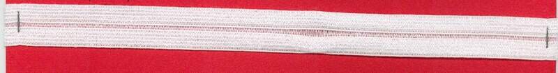 03 - Elastico per bordare alt.mm.16 col. bianco e nero