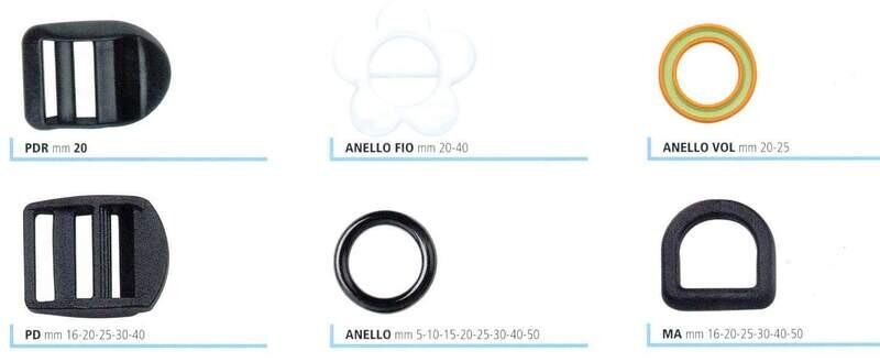 06 - Passanti e anelli in nylon