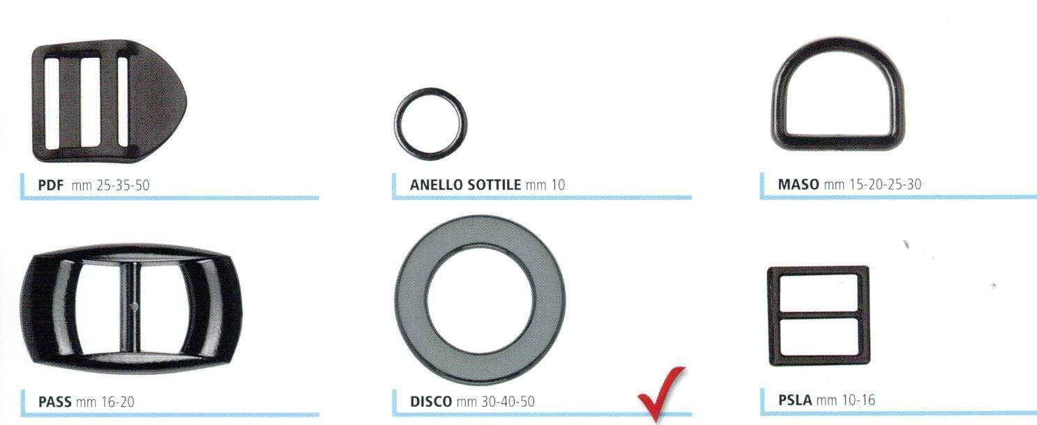 07 - Passanti e anelli in nylon