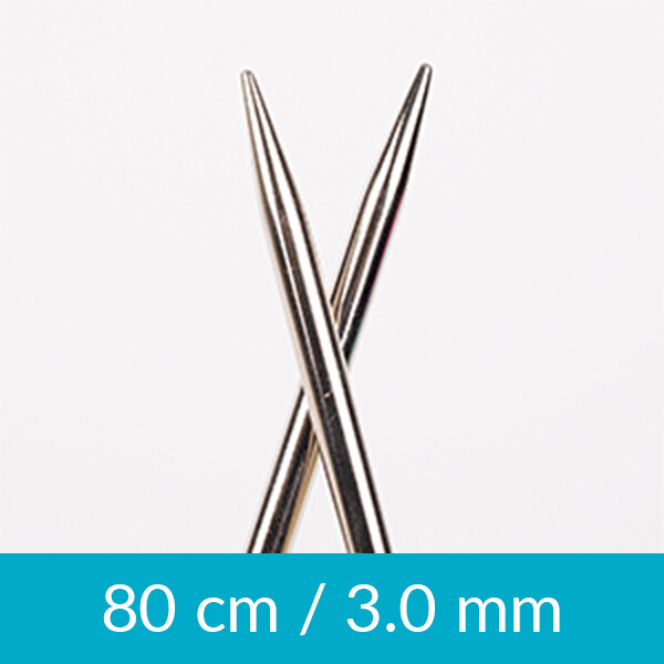 DROPS virbalai su valu 80 cm, Dydis: 3 mm