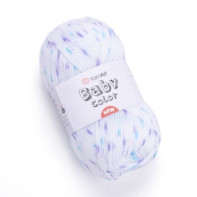E-parduotuvė „Ką mezgi?“ - Mezgimo siūlai internetu | YarnArt Baby Color 201 - www.kamezgi.lt - 100% akrilas