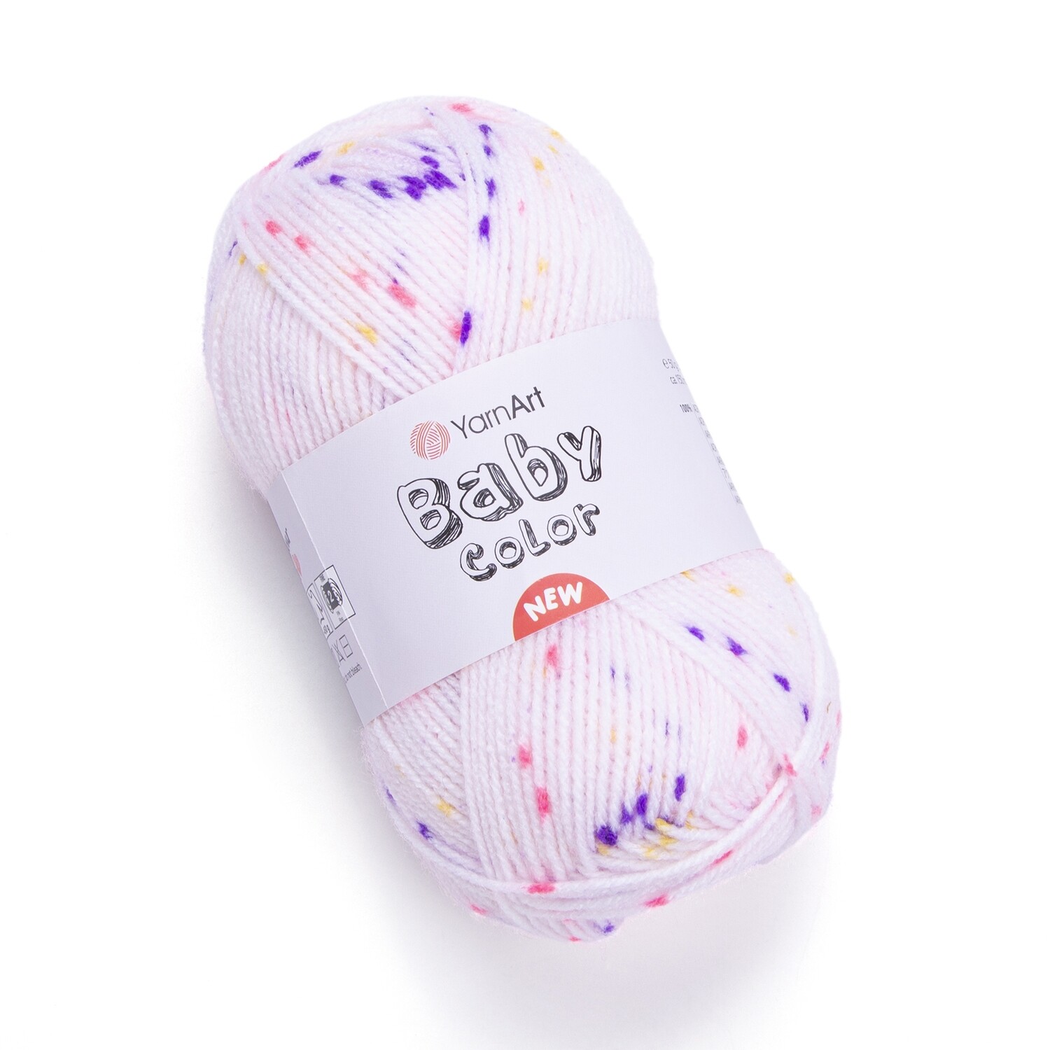 E-parduotuvė „Ką mezgi?“ - Mezgimo siūlai internetu | YarnArt Baby Color 213 - www.kamezgi.lt - 100% akrilas