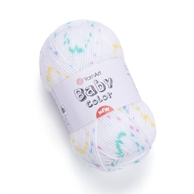 E-parduotuvė „Ką mezgi?“ - Mezgimo siūlai internetu | YarnArt Baby Color 214 - www.kamezgi.lt - 100% akrilas