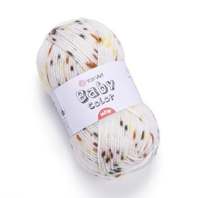 E-parduotuvė „Ką mezgi?“ - Mezgimo siūlai internetu | YarnArt Baby Color 206 - www.kamezgi.lt - 100% akrilas