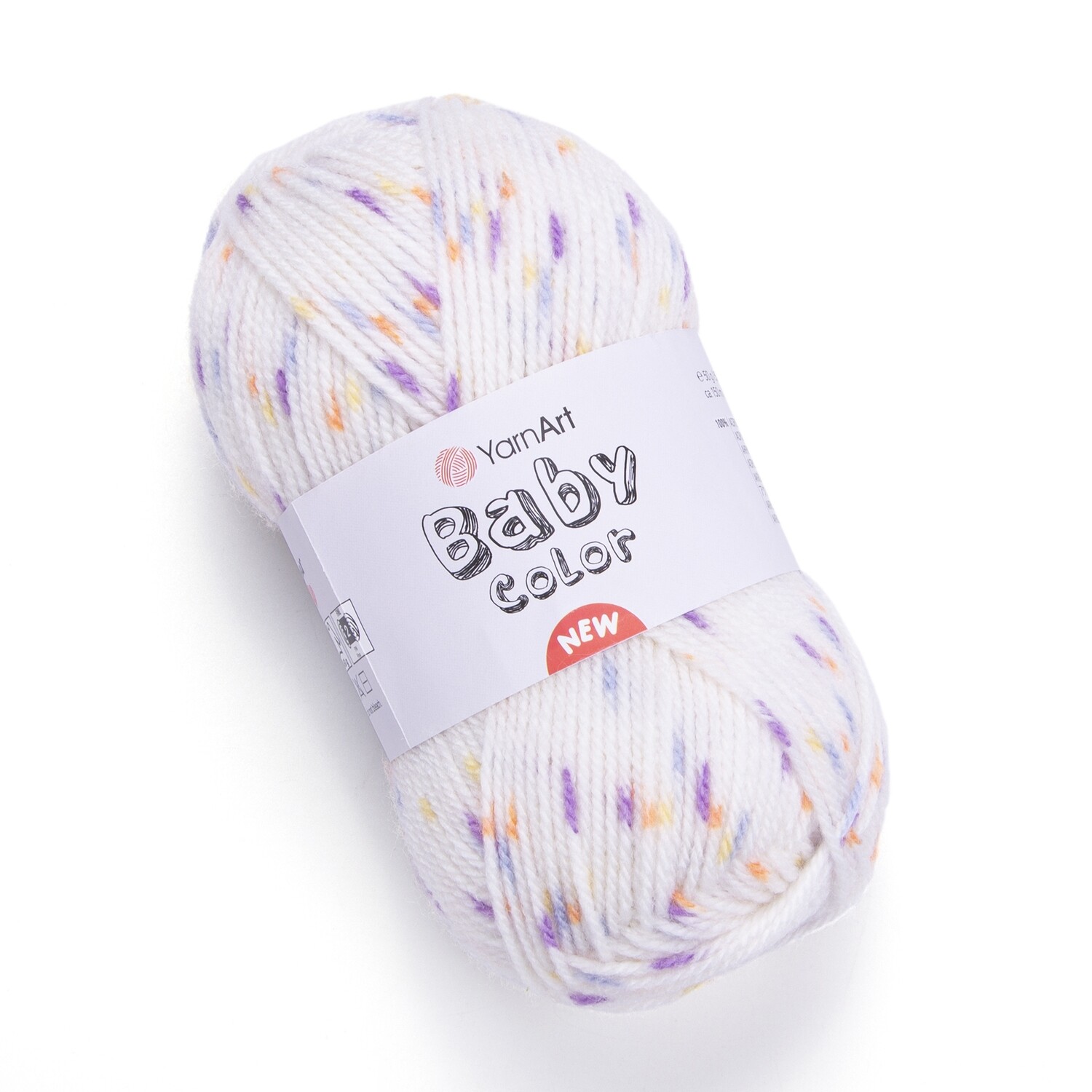 E-parduotuvė „Ką mezgi?“ - Mezgimo siūlai internetu | YarnArt Baby Color 217 - www.kamezgi.lt - 100% akrilas