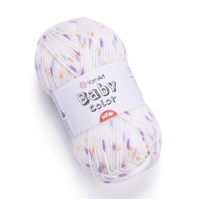 E-parduotuvė „Ką mezgi?“ - Mezgimo siūlai internetu | YarnArt Baby Color 217 - www.kamezgi.lt - 100% akrilas