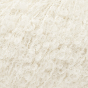 E-parduotuvė „Ką mezgi?“ - Mezgimo siūlai internetu | DROPS ALPACA BOUCLÉ 0100 off white (natūrali balta) - www.kamezgi.lt - 80% alpakos vilna, 15% vilna, 5% poliamidas