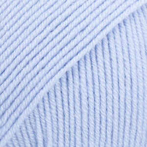 E-parduotuvė „Ką mezgi?“ - Mezgimo siūlai internetu | DROPS Baby Merino 24 light sky blue (dangaus melsva) - www.kamezgi.lt - 100% merino vilna