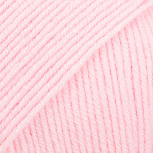 E-parduotuvė „Ką mezgi?“ - Mezgimo siūlai internetu | DROPS Baby Merino 05 light pink (šviesiai rožinė) - www.kamezgi.lt - 100% merino vilna