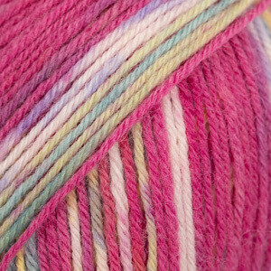E-parduotuvė „Ką mezgi?“ - Mezgimo siūlai internetu | DROPS Fabel 161 pink dream (rožinė svajonė) - www.kamezgi.lt - 75% vilna, 25% poliamidas