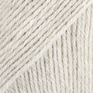 E-parduotuvė „Ką mezgi?“ - Mezgimo siūlai internetu | DROPS Flora 03 light grey (šviesiai pilka) - www.kamezgi.lt - 65% vilna, 35% alpakos vilna