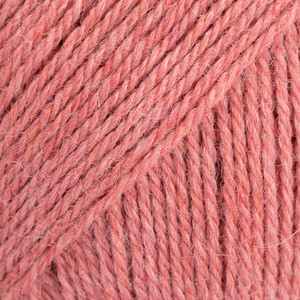 E-parduotuvė „Ką mezgi?“ - Mezgimo siūlai internetu | DROPS Flora 24 strawberry pink (žemuogių rožinė) - www.kamezgi.lt - 65% vilna, 35% alpakos vilna