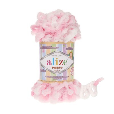 E-parduotuvė „Ką mezgi?“ - Mezgimo siūlai internetu | Alize Puffy Color 5863 - www.kamezgi.lt - 100% mikropoliesteris