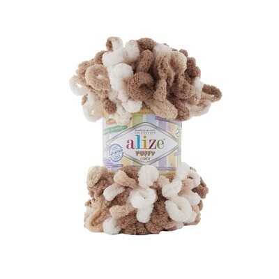E-parduotuvė „Ką mezgi?“ - Mezgimo siūlai internetu | Alize Puffy Color 6398 - www.kamezgi.lt - 100% mikropoliesteris