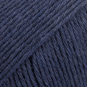 E-parduotuvė „Ką mezgi?“ - Mezgimo siūlai internetu | DROPS Loves You 9 113 navy blue (tamsiai mėlyna) - www.kamezgi.lt - 100% medvilnė