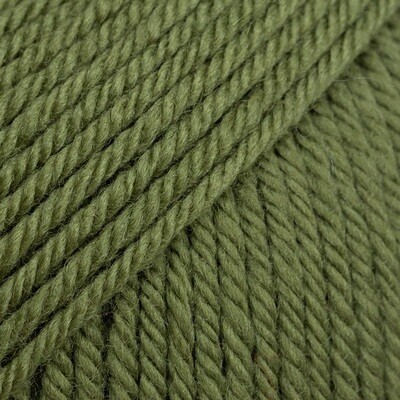 E-parduotuvė „Ką mezgi?“ - Mezgimo siūlai internetu | DROPS Daisy 17 moss green (sąmanų žalia) - www.kamezgi.lt - 100% merino vilna