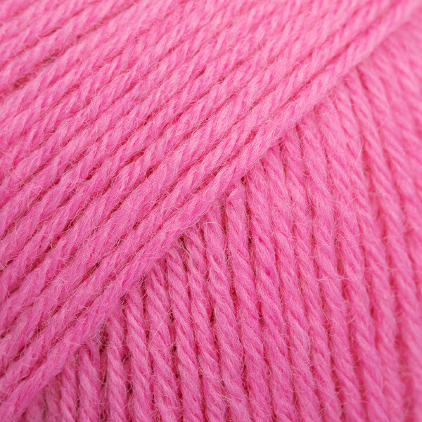 E-parduotuvė „Ką mezgi?“ - Mezgimo siūlai internetu | DROPS Fabel 102 pink (rožinė) - www.kamezgi.lt - 75% vilna, 25% poliamidas