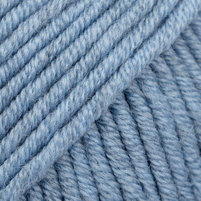E-parduotuvė „Ką mezgi?“ - Mezgimo siūlai internetu | DROPS Big Merino 06 forget-me-not (neužmirštuolių) - www.kamezgi.lt - 100% merino vilna