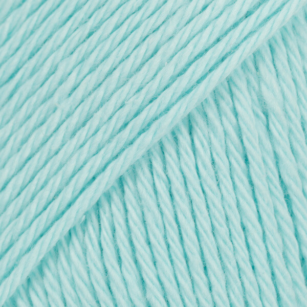 E-parduotuvė „Ką mezgi?“ - Mezgimo siūlai internetu | DROPS Loves You 7 19 light turquoise (šviesi turkio) - www.kamezgi.lt - 100% medvilnė