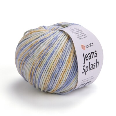 E-parduotuvė „Ką mezgi?“ - Mezgimo siūlai internetu | YarnArt Jeans Splash 956 - www.kamezgi.lt - 55% medvilnė, 45% akrilas