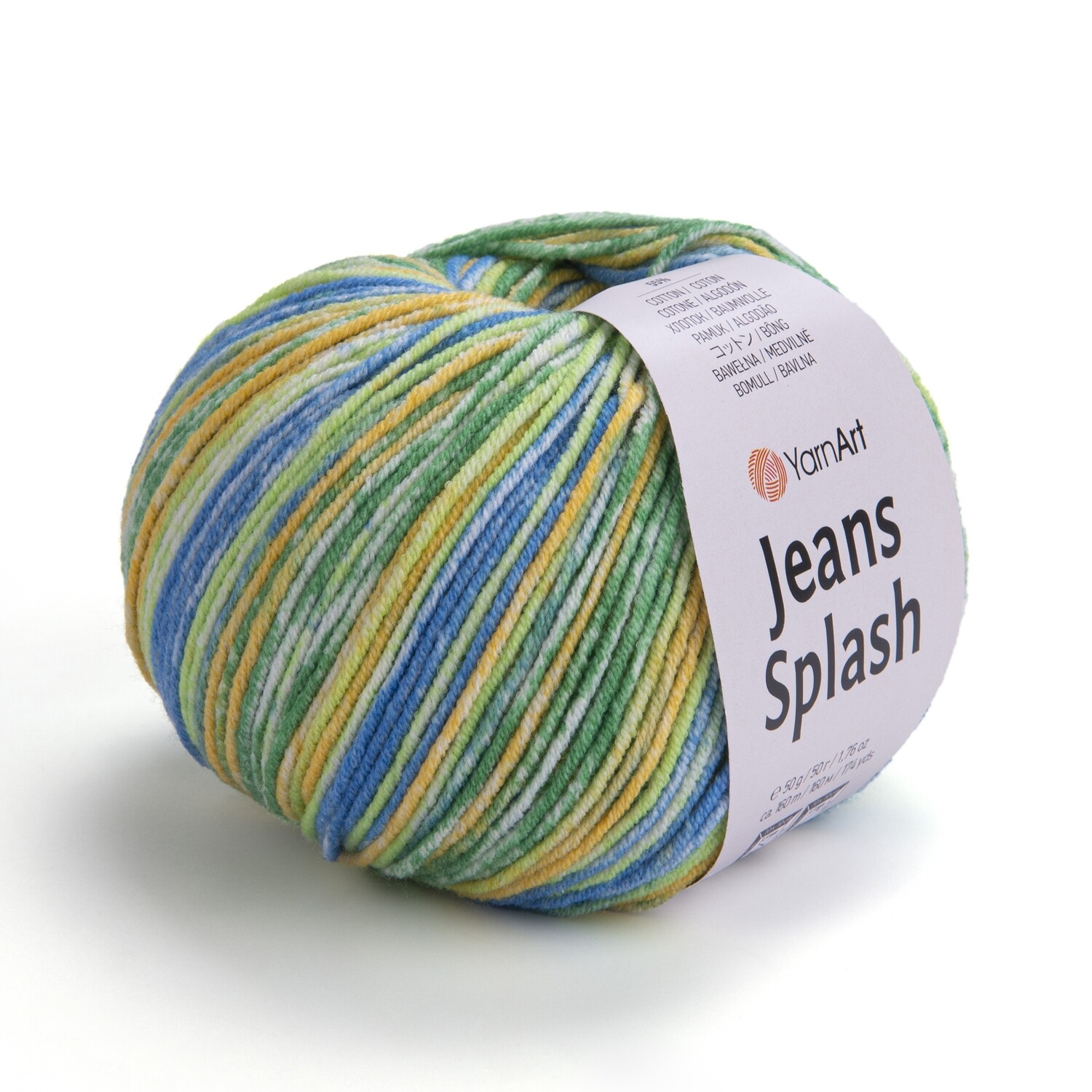 E-parduotuvė „Ką mezgi?“ - Mezgimo siūlai internetu | YarnArt Jeans Splash 957 - www.kamezgi.lt - 55% medvilnė, 45% akrilas