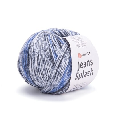 E-parduotuvė „Ką mezgi?“ - Mezgimo siūlai internetu | YarnArt Jeans Splash 947 - www.kamezgi.lt - 55% medvilnė, 45% akrilas