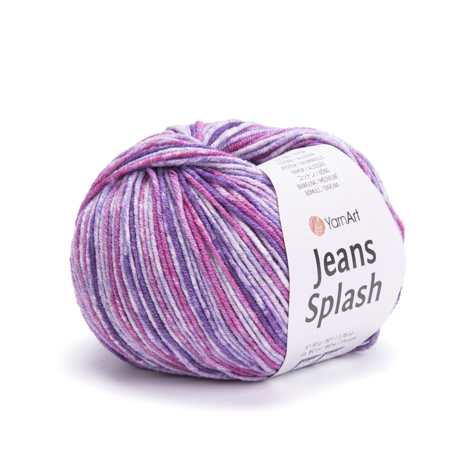 E-parduotuvė „Ką mezgi?“ - Mezgimo siūlai internetu | YarnArt Jeans Splash 949 - www.kamezgi.lt - 55% medvilnė, 45% akrilas