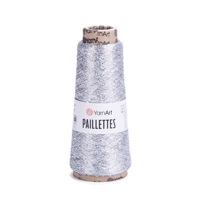 YarnArt Paillettes 8001 - blizgūs siūlai su žvyneliais | kamezgi.lt mezgimo siūlai internetu