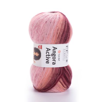 E-parduotuvė „Ką mezgi?“ - Mezgimo siūlai internetu | YarnArt Angora Active 846  - www.kamezgi.lt - 20% vilna, 80% akrilas | Mezgimo siūlai megztiniams, šaliams, skaroms
