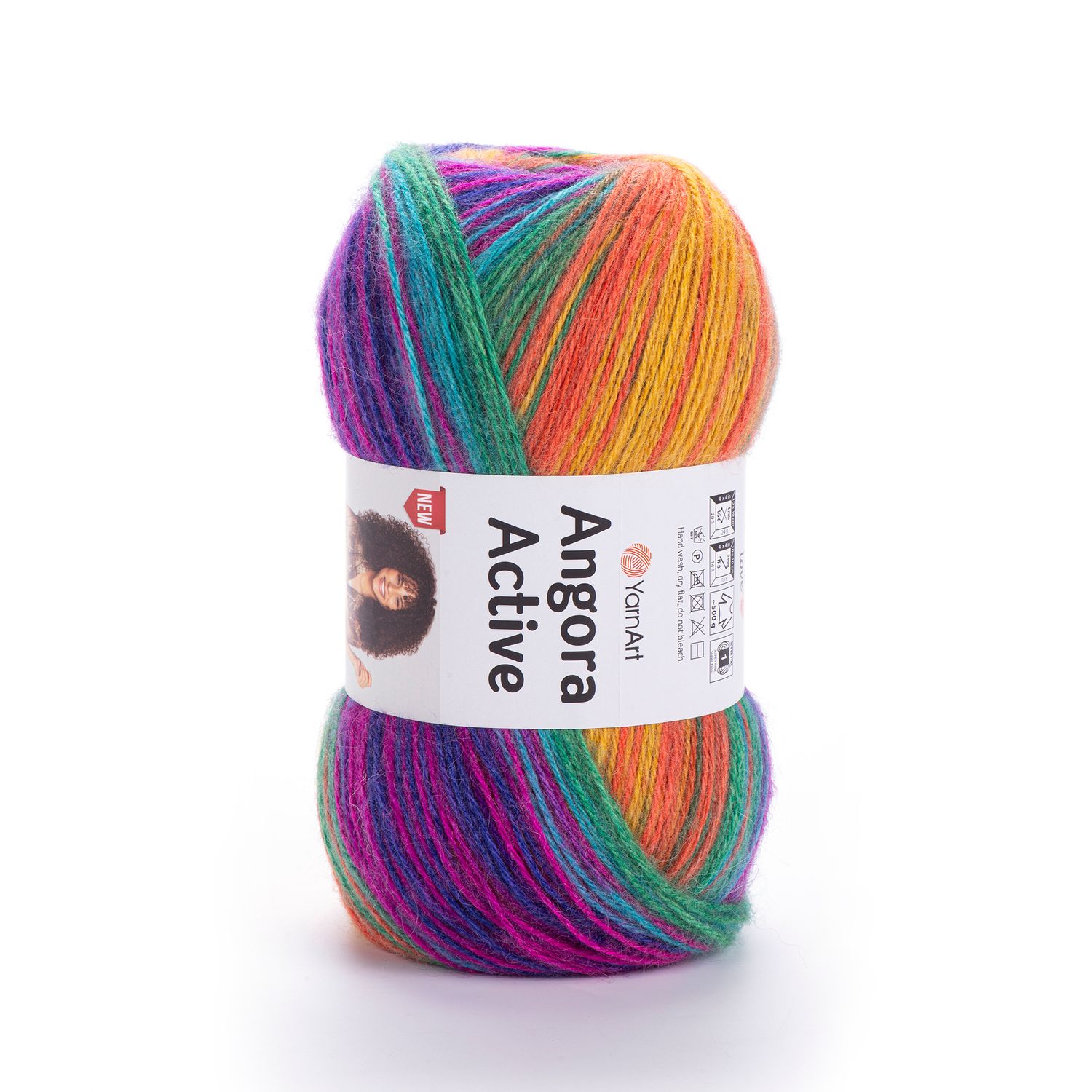 E-parduotuvė „Ką mezgi?“ - Mezgimo siūlai internetu | YarnArt Angora Active 850  - www.kamezgi.lt - 20% vilna, 80% akrilas | Mezgimo siūlai megztiniams, šaliams, skaroms