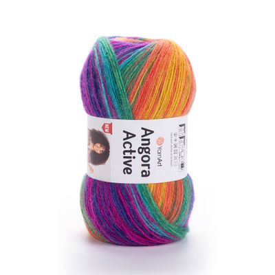 E-parduotuvė „Ką mezgi?“ - Mezgimo siūlai internetu | YarnArt Angora Active 850  - www.kamezgi.lt - 20% vilna, 80% akrilas | Mezgimo siūlai megztiniams, šaliams, skaroms