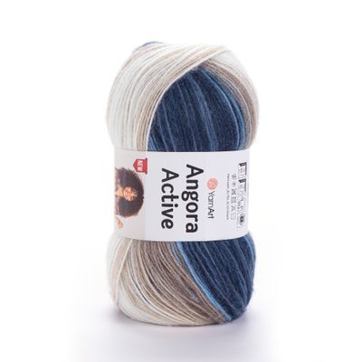 E-parduotuvė „Ką mezgi?“ - Mezgimo siūlai internetu | YarnArt Angora Active 859  - www.kamezgi.lt - 20% vilna, 80% akrilas | Mezgimo siūlai megztiniams, šaliams, skaroms