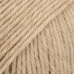 E-parduotuvė „Ką mezgi?“ - Mezgimo siūlai internetu | DROPS Fiesta 04 beige (smėlio) kojinių mezgimo siūlai - www.kamezgi.lt - 75% vilna, 25% poliamidas