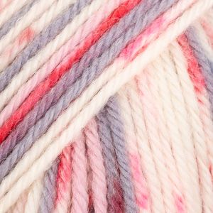E-parduotuvė „Ką mezgi?“ - Mezgimo siūlai internetu | DROPS Fiesta 19 berries &amp; cream (uogų ir grietinėlės) kojinių mezgimo siūlai - www.kamezgi.lt - 75% vilna, 25% poliamidas