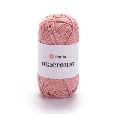 YarnArt Macrame nėrimo virvelė 171 pudros rožinė